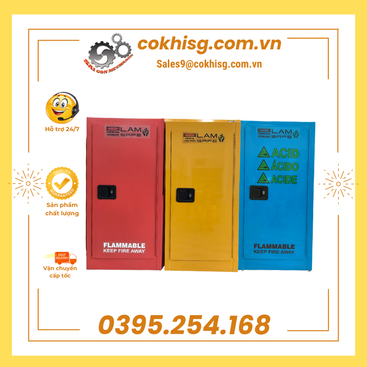 Tủ đựng dung môi chống cháy